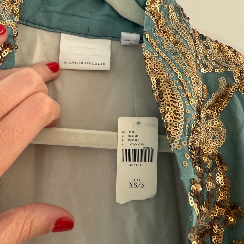 Anthropologie’s Ettiwana short kimono, never worn. Size XS/S. - Picture 6 of 6
